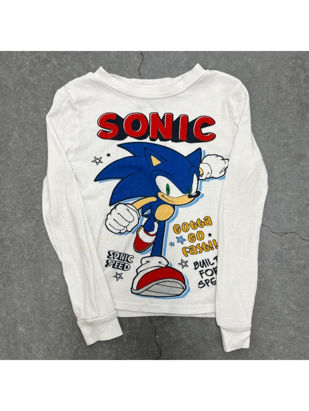 Sonic The Hedgehog Kids Long Sleeve T Shirt